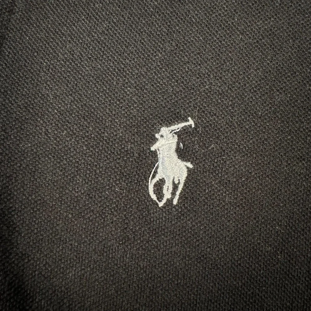 VINTAGE‎ Polo Ralph Lauren Shirt Mens 2XL Black Long Sleeve Knit Preppy Academic